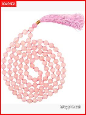 108 Japa Mala Prayer Beads Necklace & Wrist Bracelet for Meditation